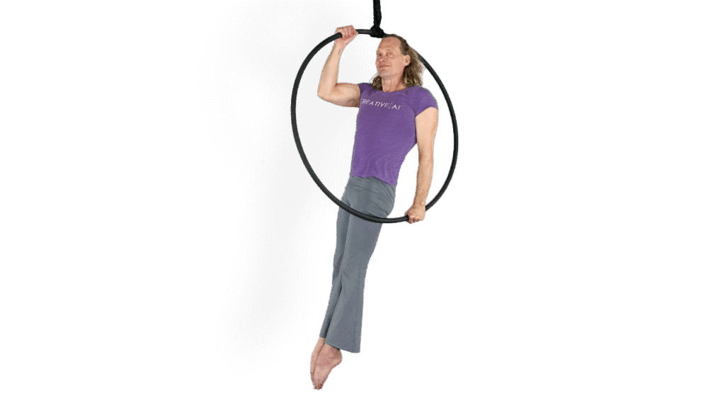 Front Balance Pivot Entrance Aerial Hoop Video Tutorial Intermediate Lyra Online Class
