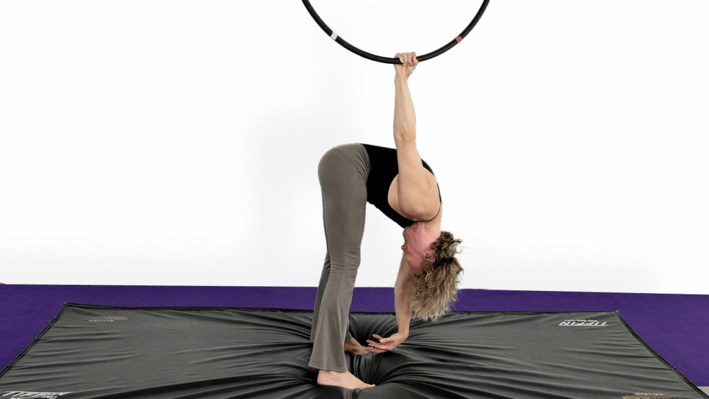 Shoulder Rotation Drill Aerial Hoop Video Tutorial Intermediate Conditioning and Coordination Lyra Online Class