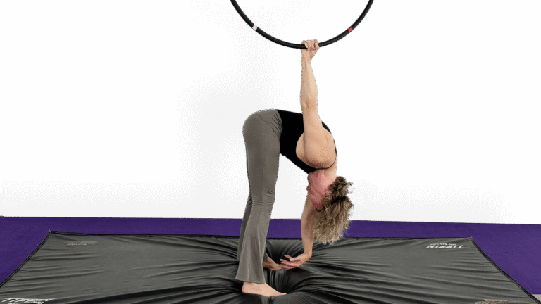 Shoulder Rotation Drill Aerial Hoop Video Tutorial Intermediate Conditioning and Coordination Lyra Online Class